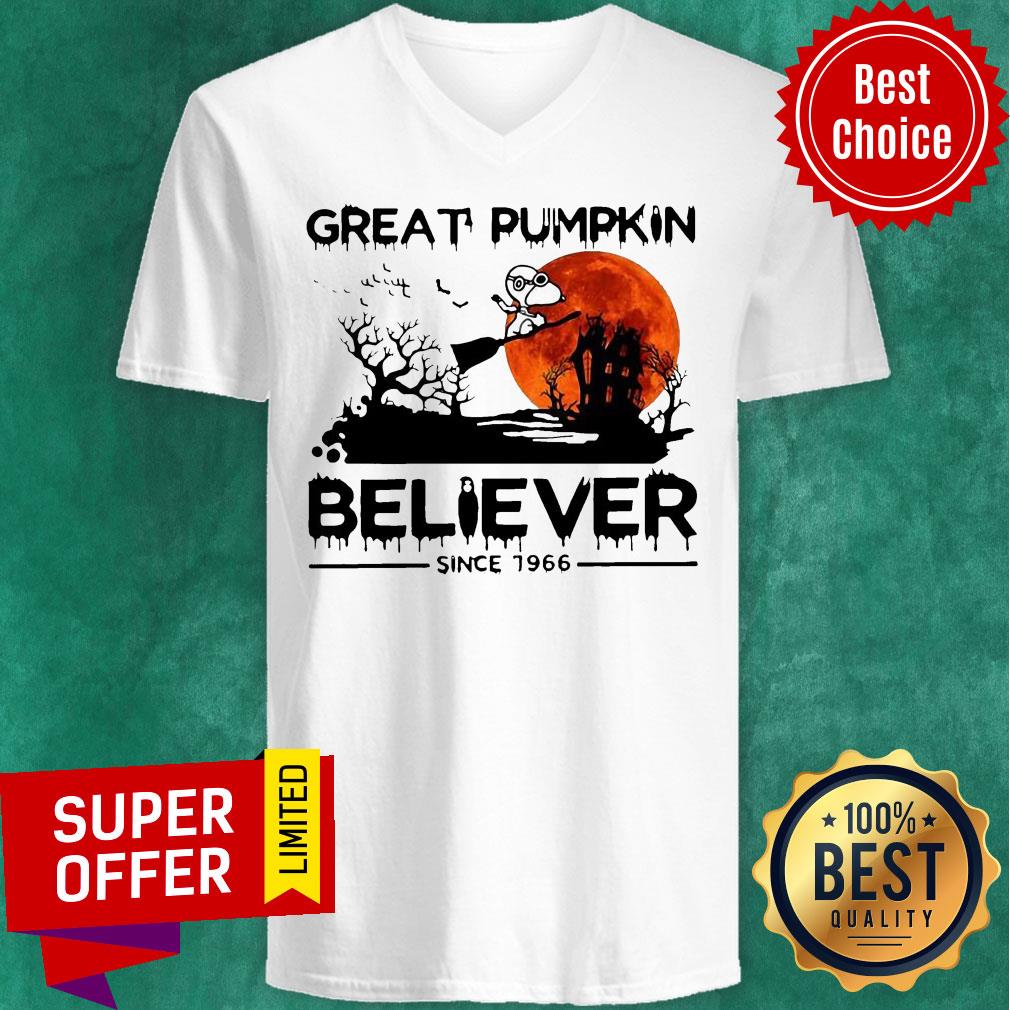 Nice Snoopy Great Pumpkin Believer Since 1966 Halloween Shirt - Image 4