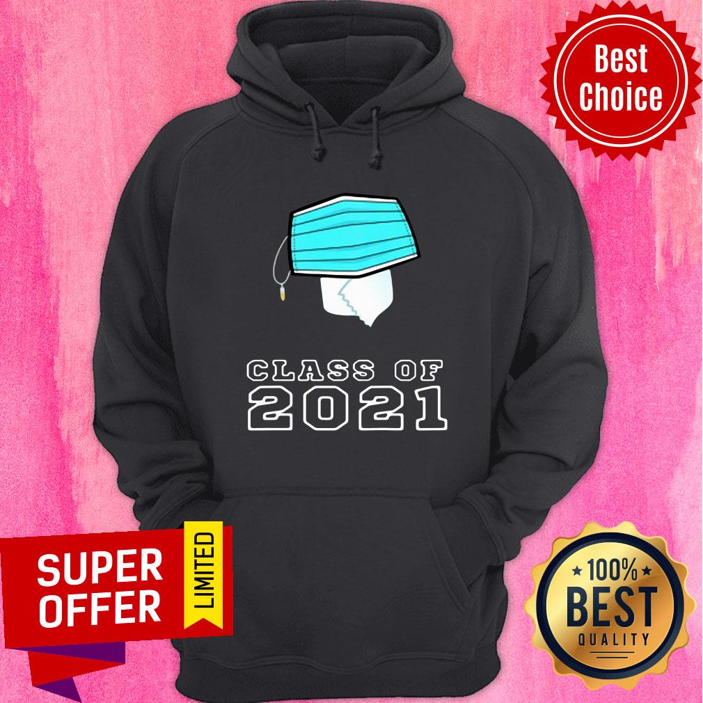 Nice Toilet Paper Face Mask Class Of 2021 Shirt - Image 2