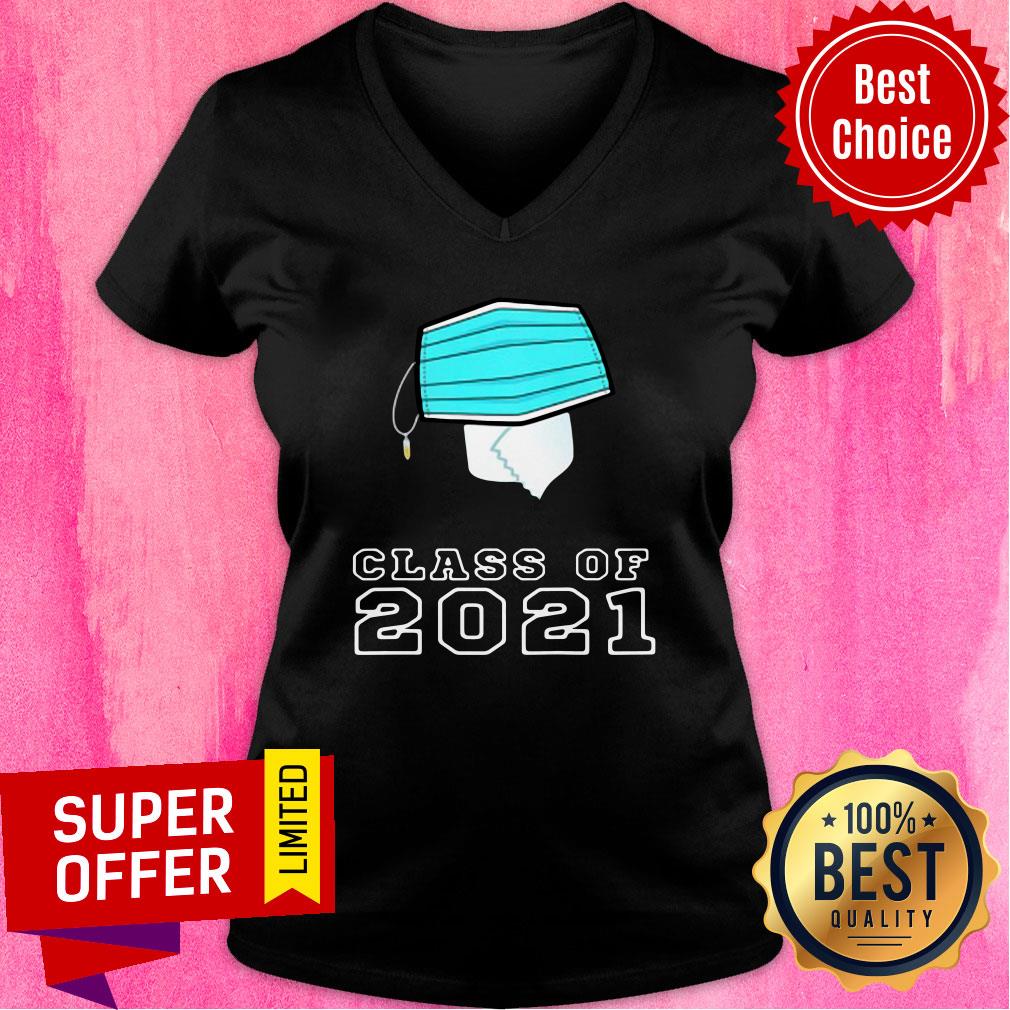 Nice Toilet Paper Face Mask Class Of 2021 Shirt - Image 3