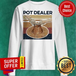 Alternative view of Official Pot Dealer Pottery Vintage Retro Shirt