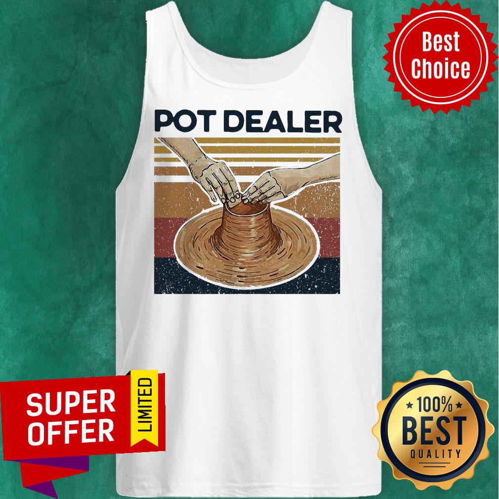 Official Pot Dealer Pottery Vintage Retro Shirt - Image 5