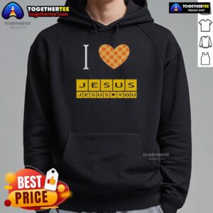 Alternative view of Awesome I Heart Jesus And Jesus Loves You T-Shirt