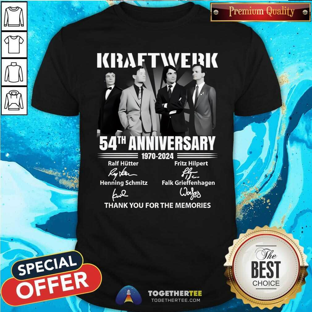 Good Kraftwerk 54th Anniversary 1970-2024 T-Shirt