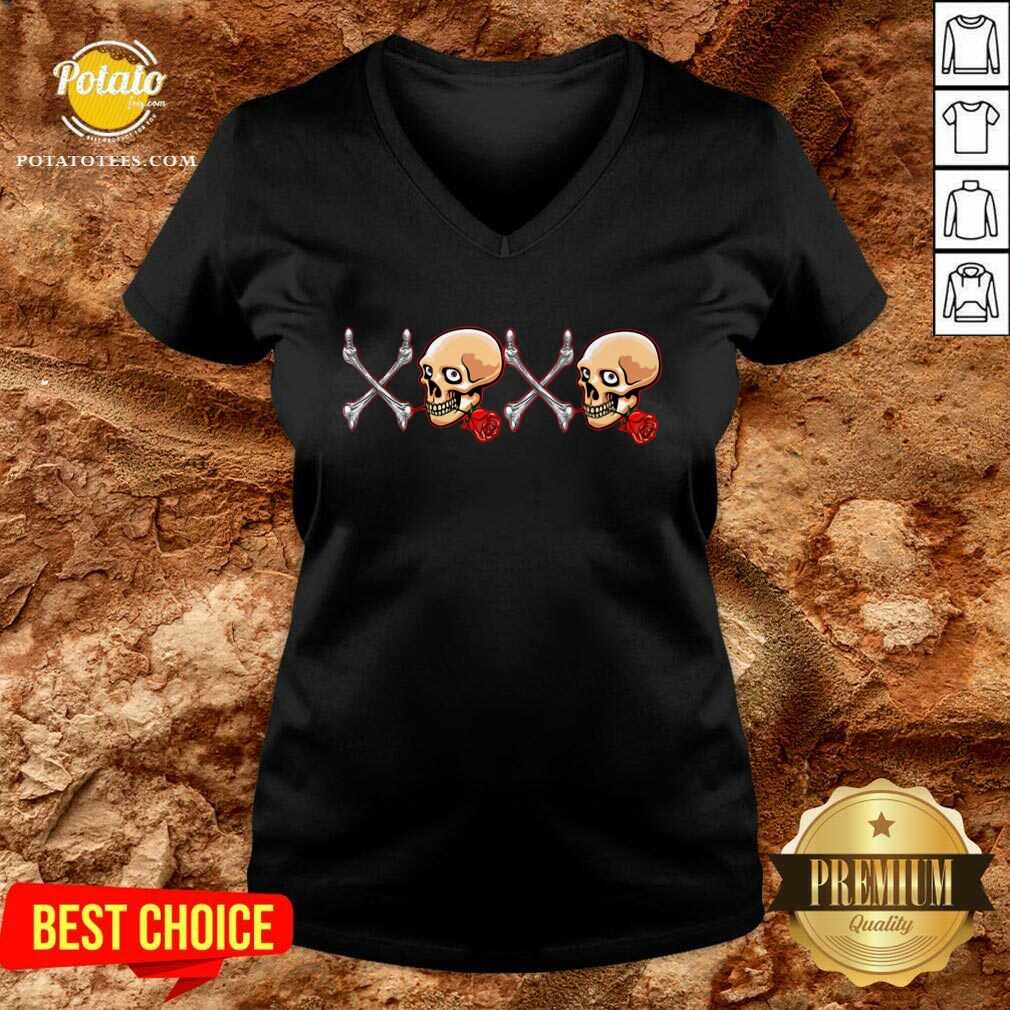 Funny Xoxo Skull Shirt - Image 2