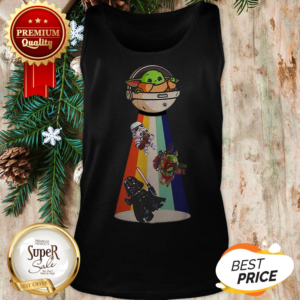 Official Star Wars Baby Yoda Hug Smirnoff Vodka Mandalorian Shirt - Image 3