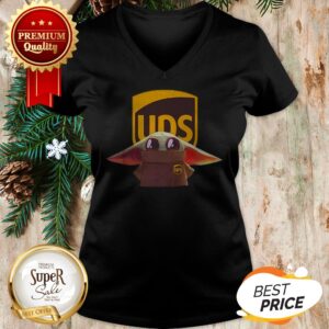 Alternative view of Official Star Wars Baby Yoda Ups Mandalorian Shirt