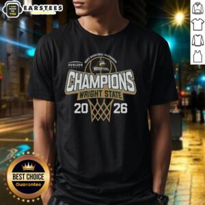 Awesome Wright State Raiders 2026 Horizon League Men's Basketball Tournament Champions T-Shirt