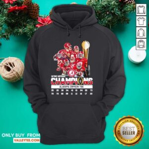 Alternative view of Wicked 18 Time National Champions Alabama Crimson Tide Shirt