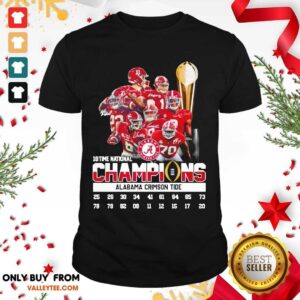 Wicked 18 Time National Champions Alabama Crimson Tide Shirt
