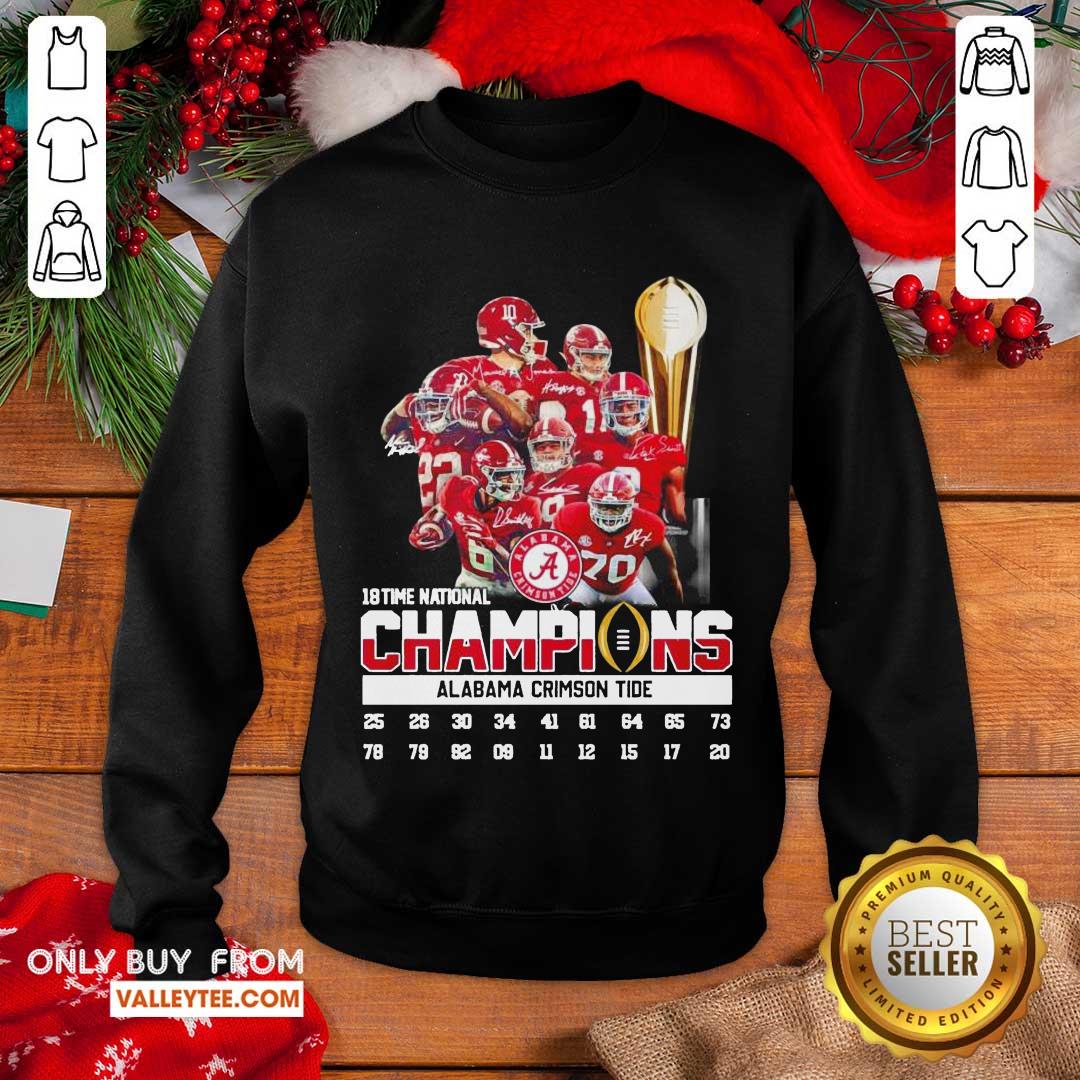 Wicked 18 Time National Champions Alabama Crimson Tide Shirt - Image 5