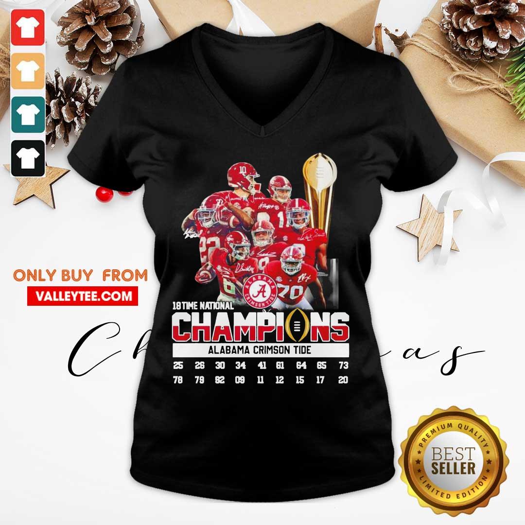 Wicked 18 Time National Champions Alabama Crimson Tide Shirt - Image 3