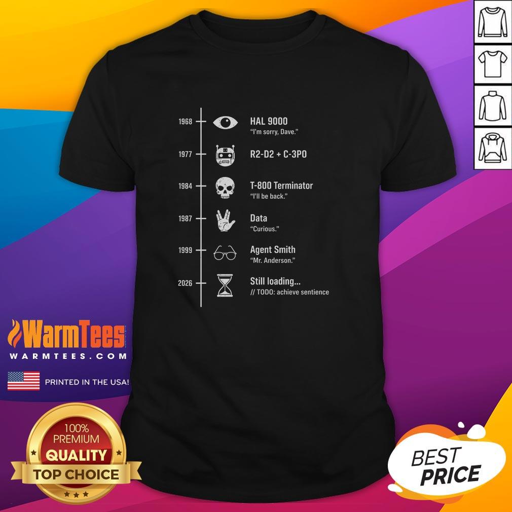 Official Sci-Fi Timeline T-Shirt