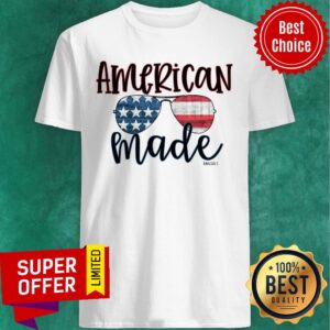 Glass American Flag Made Shirt