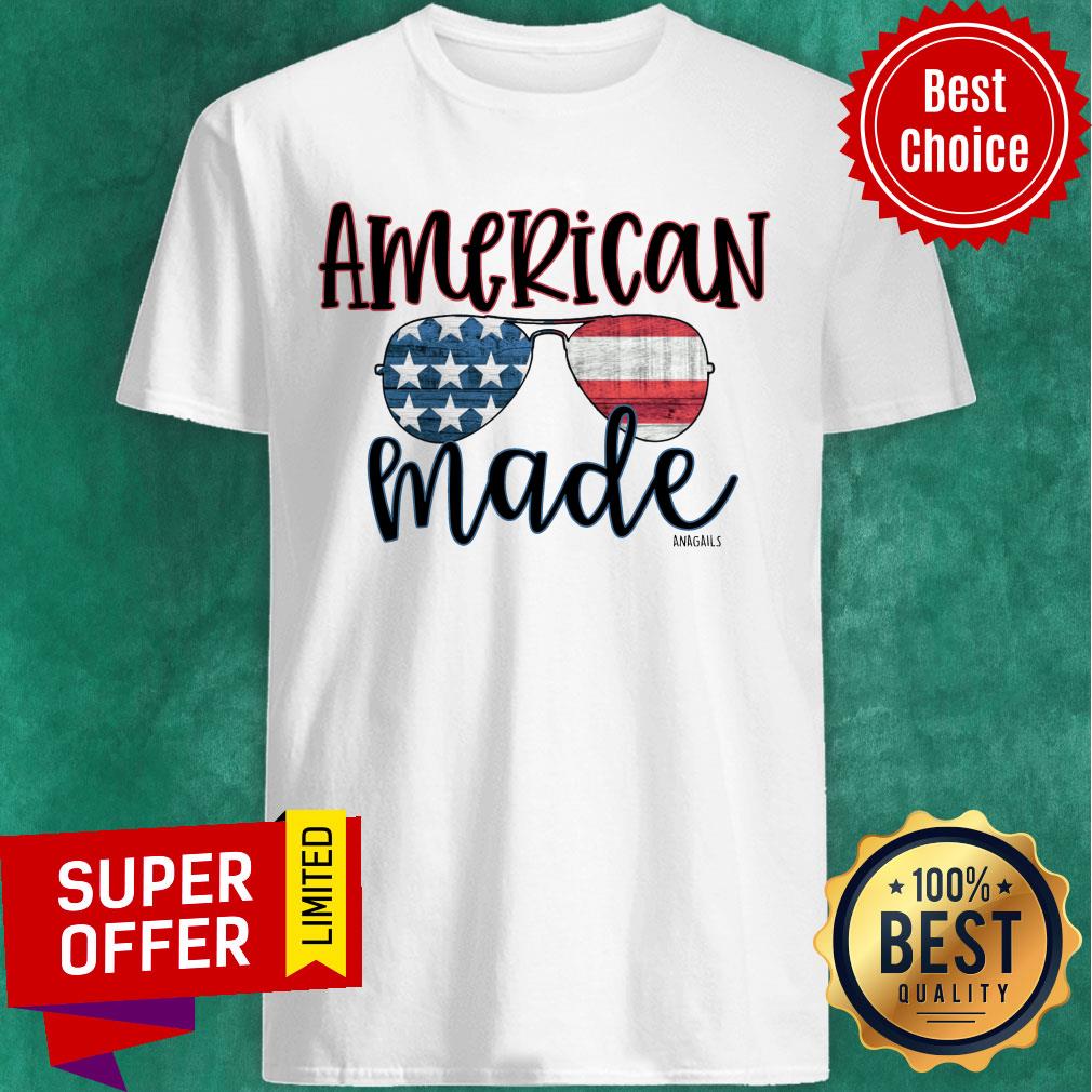 Glass American Flag Made Shirt