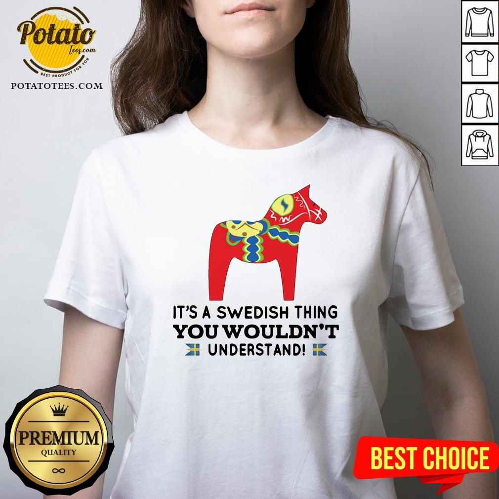 Good Unicorn Horse It’s A Swedish Thing You Wouldn’t Understand Shirt - Image 2