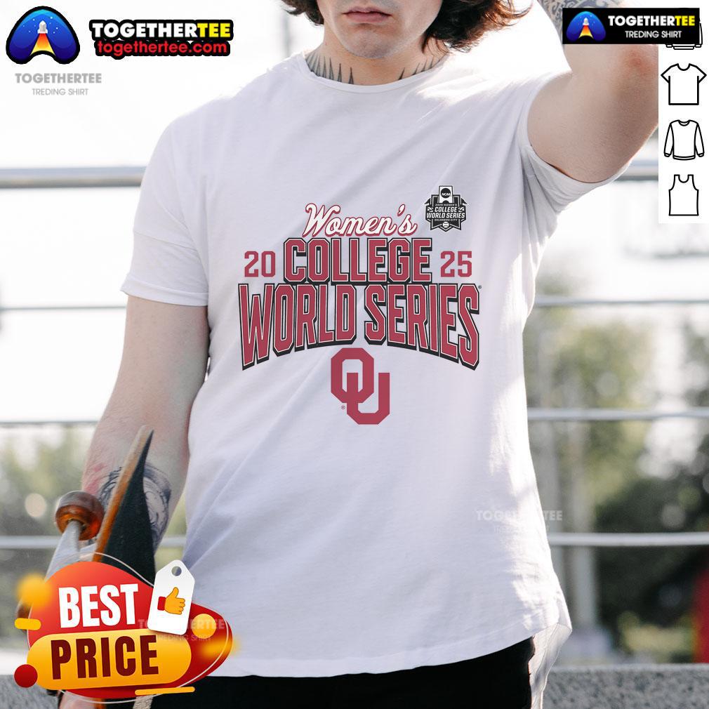 Official Oklahoma Sooners 2025 NCAA Softball Women's College World Series T-Shirt