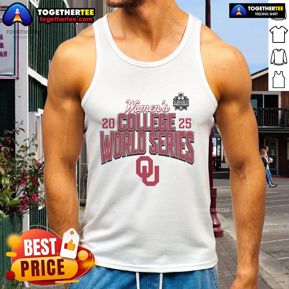 Official Oklahoma Sooners 2025 NCAA Softball Women's College World Series T-Shirt - Image 4
