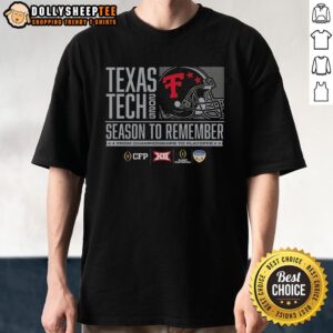 Official Texas Tech Red Raiders Helmet From Championships To Playoff Season To Remember 2025 T-Shirt