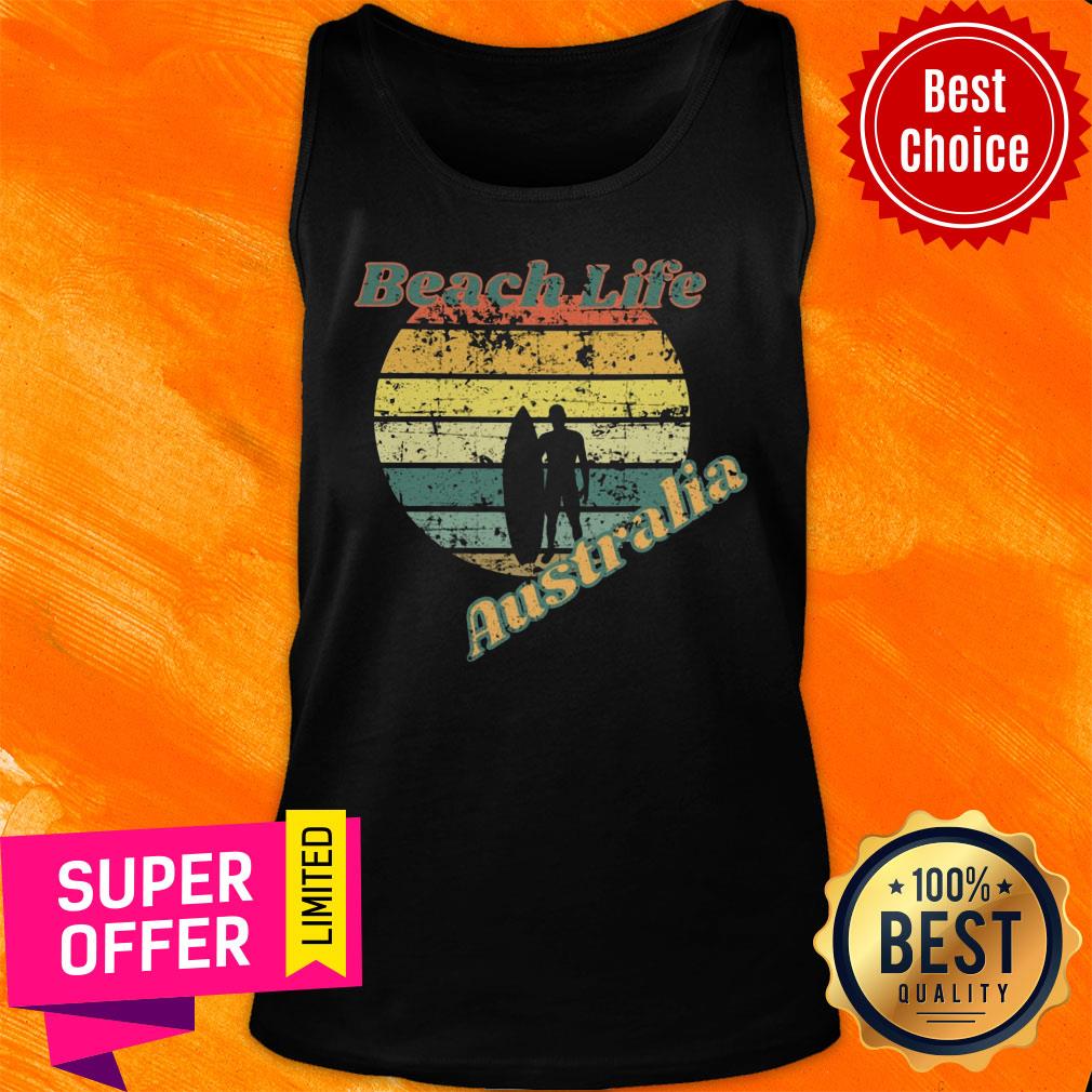 Beach Life Australia Vintage Retro Shirt - Image 3