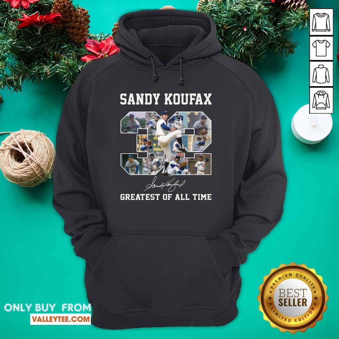 Fantastic Sandy Koufax 32 Greatest Of All Time Signature Shirt - Image 2