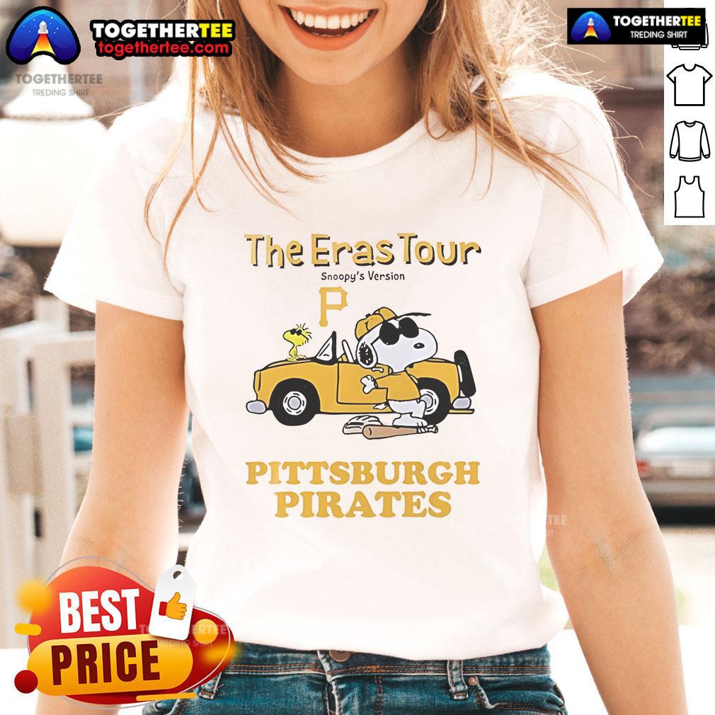 Nice Pittsburgh Pirates The Eras Tour Snoopy T-Shirt - Image 3