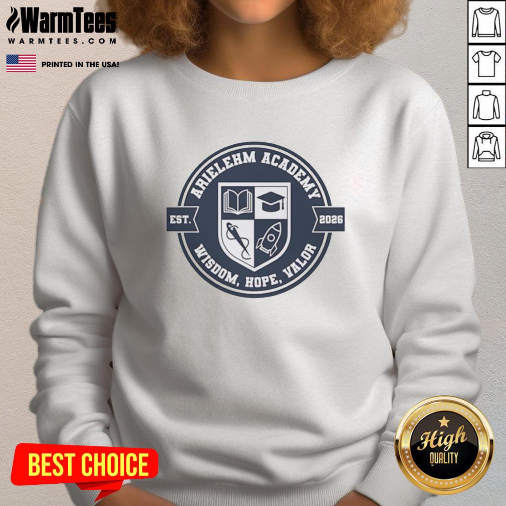 Official Arielehm Academy Wisdom Hope Valor Est 2026 T-Shirt - Image 5