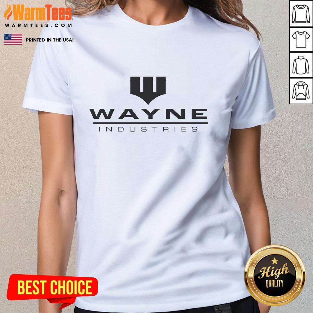 Official Batman Wayne Industries Logo T-Shirt - Image 3