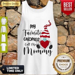 Alternative view of Top My Favorite Gnomes Mask Call Me Mommy Shirt