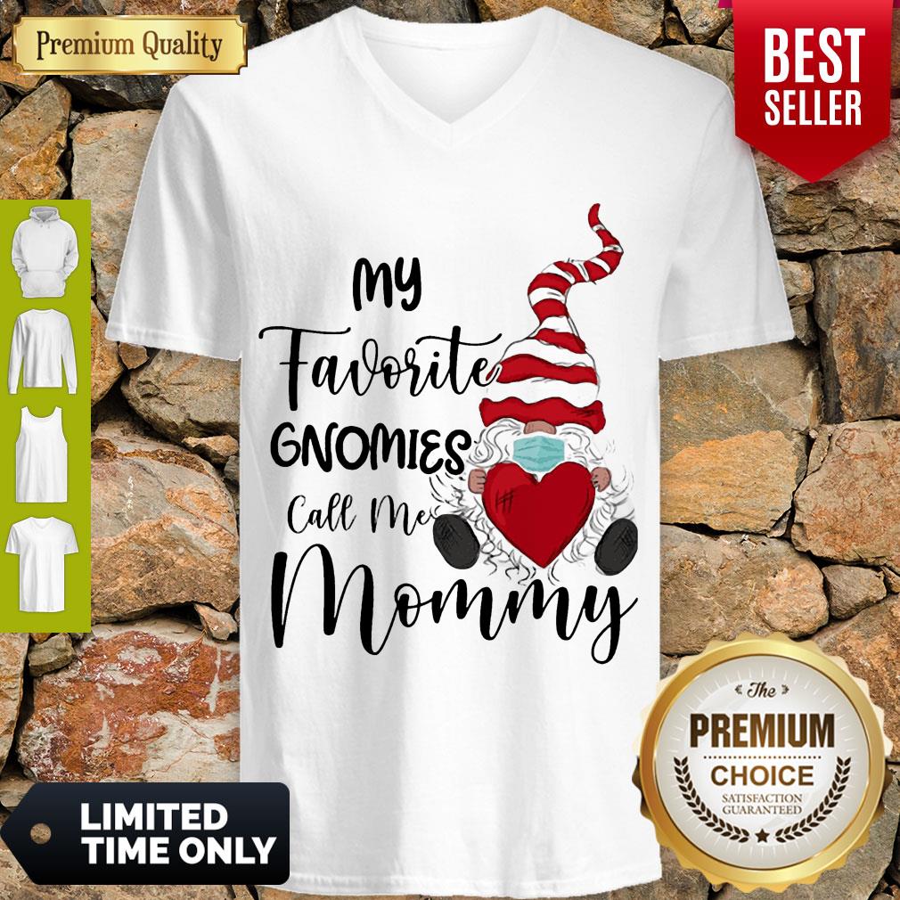 Top My Favorite Gnomes Mask Call Me Mommy Shirt - Image 5