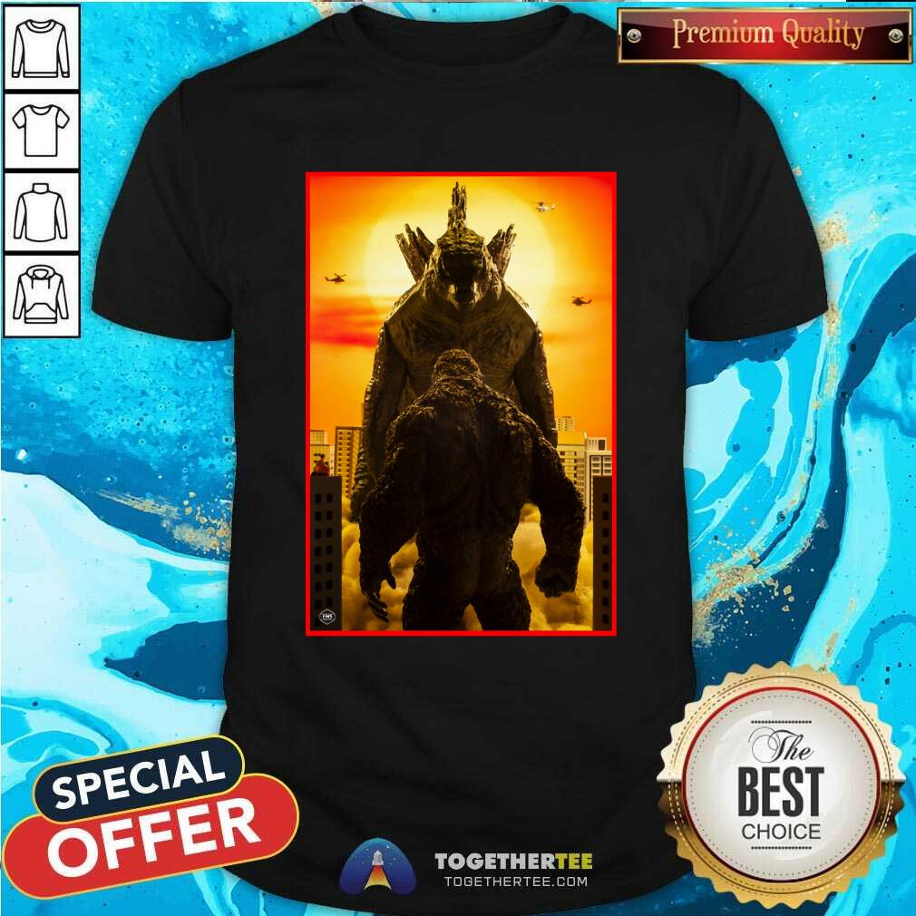 Nice Godzilla Vs Kong Behold Your God Godzilla T Shirt