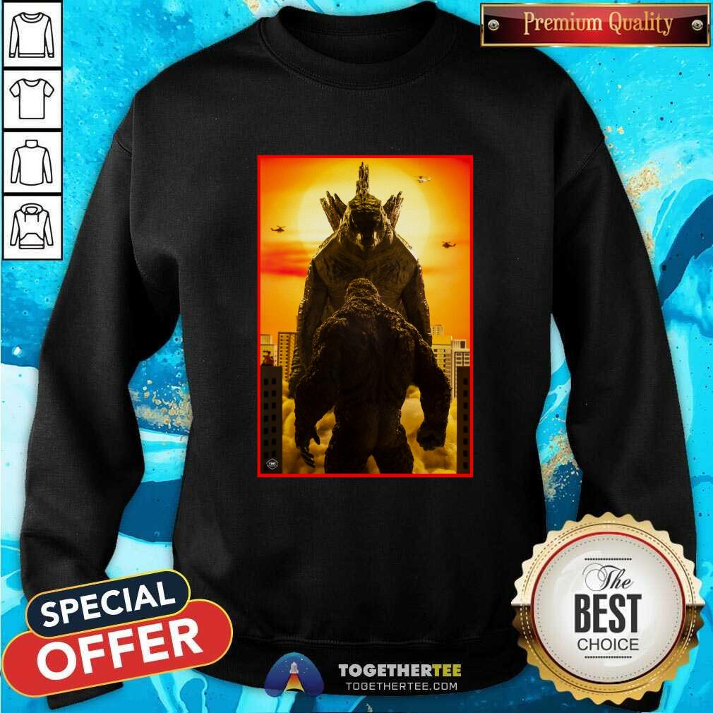 Nice Godzilla Vs Kong Behold Your God Godzilla T Shirt - Image 3