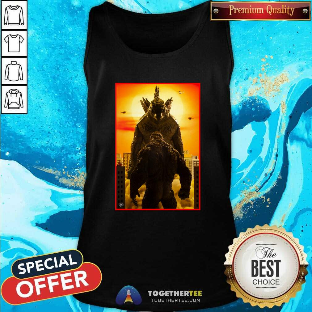 Nice Godzilla Vs Kong Behold Your God Godzilla T Shirt - Image 4