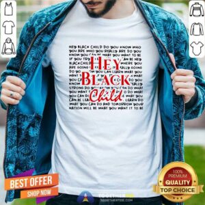 Perfect Hey Black Child Shirt