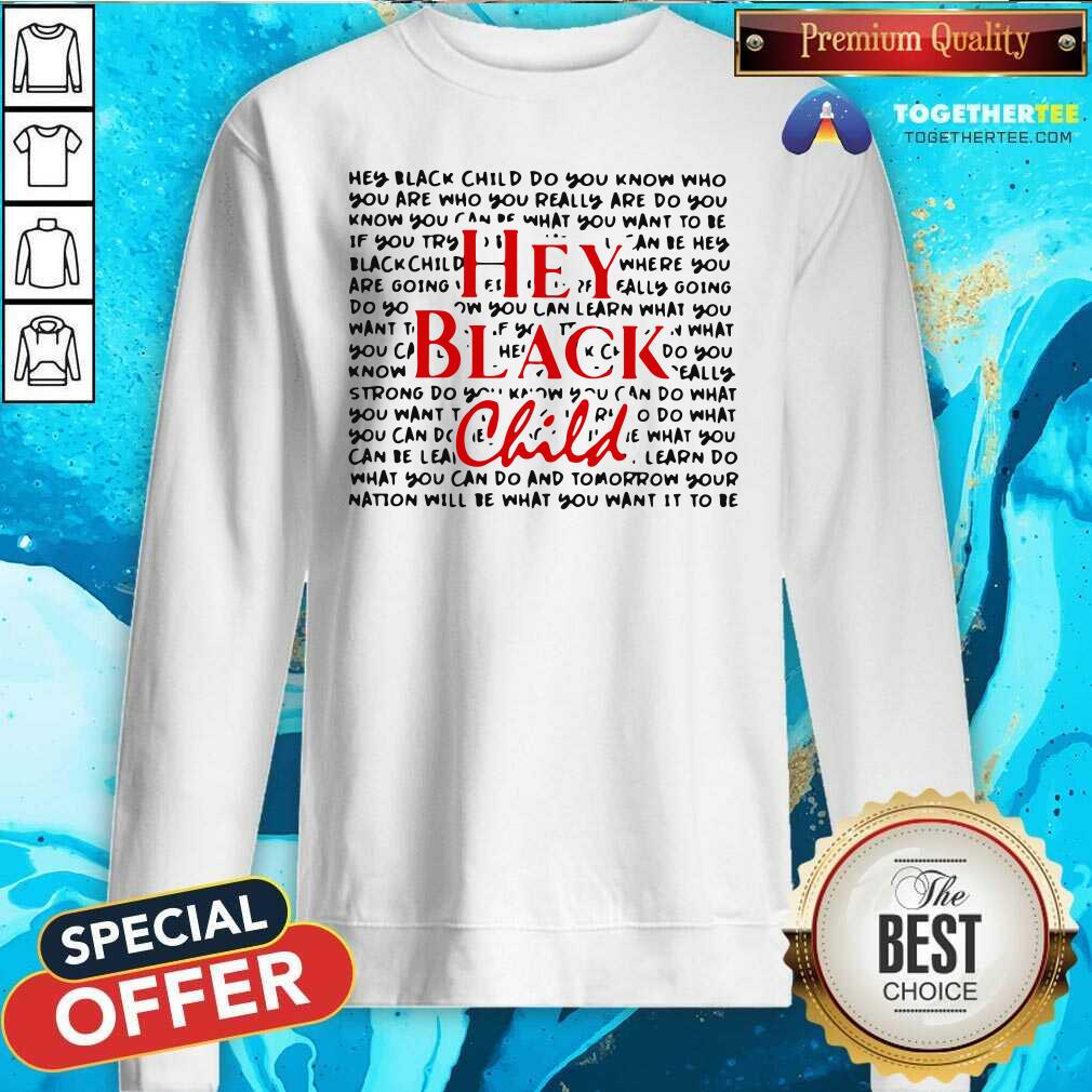Perfect Hey Black Child Shirt - Image 5