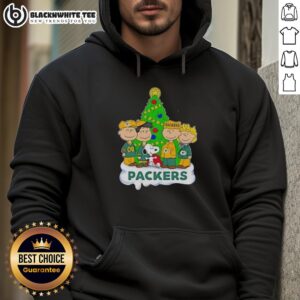 Alternative view of Awesome Peanuts Characters X Green Bay Packers Chrismas T-Shirt