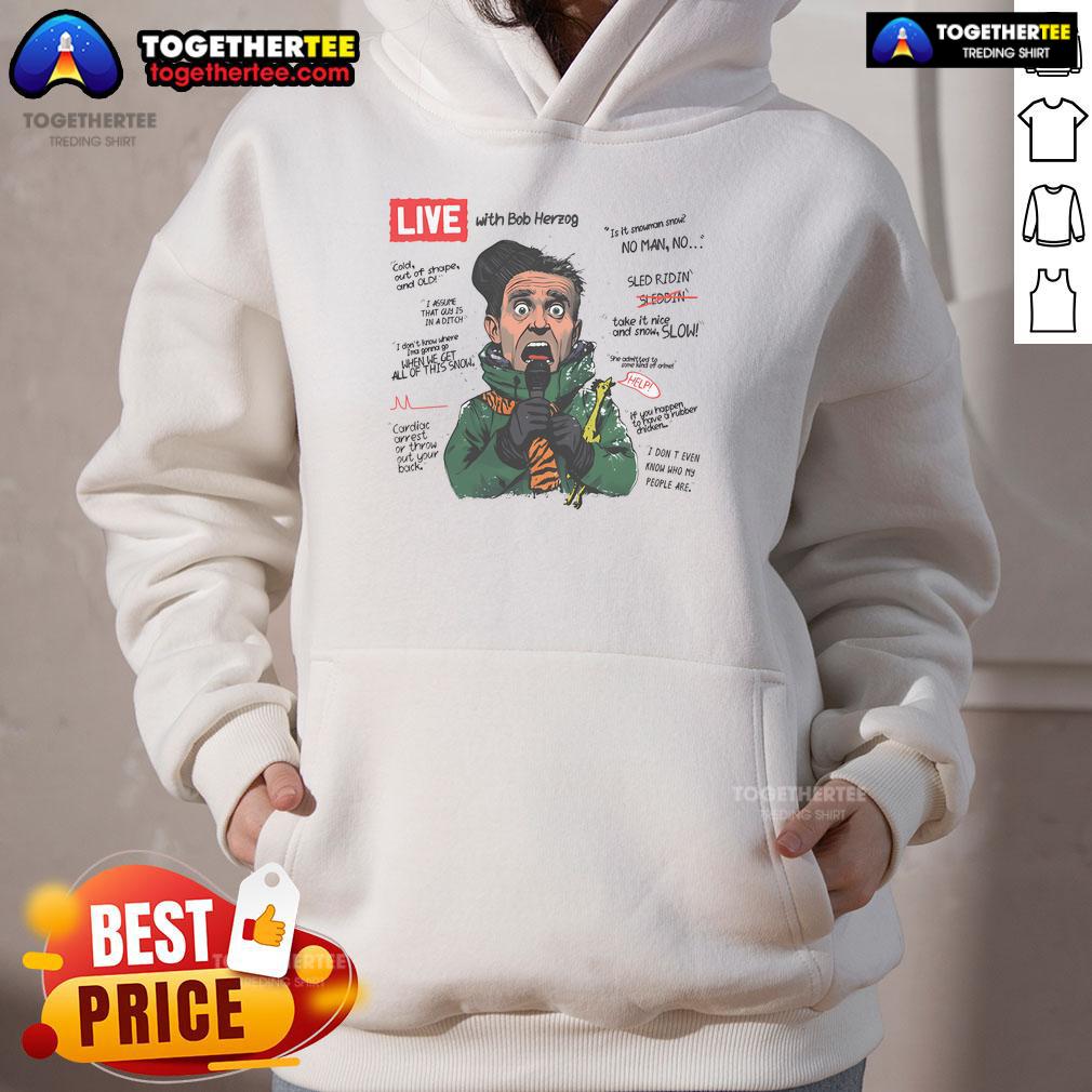 Hot Live Stream With Bob Herzog T-Shirt - Image 2