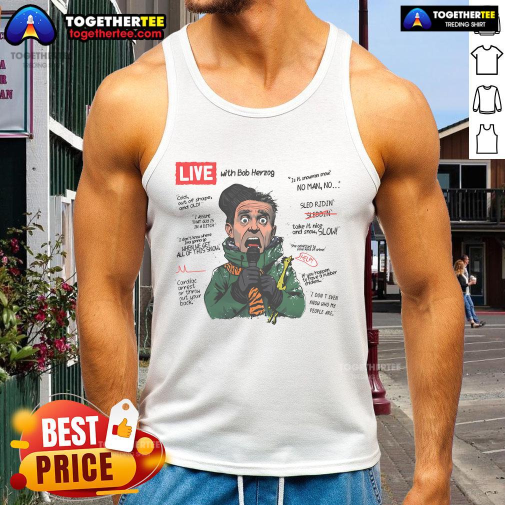 Hot Live Stream With Bob Herzog T-Shirt - Image 4