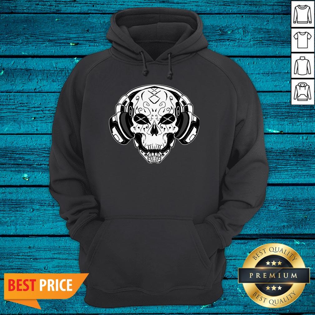 Calacas - White Skull Music Day Dead Shirt - Image 3