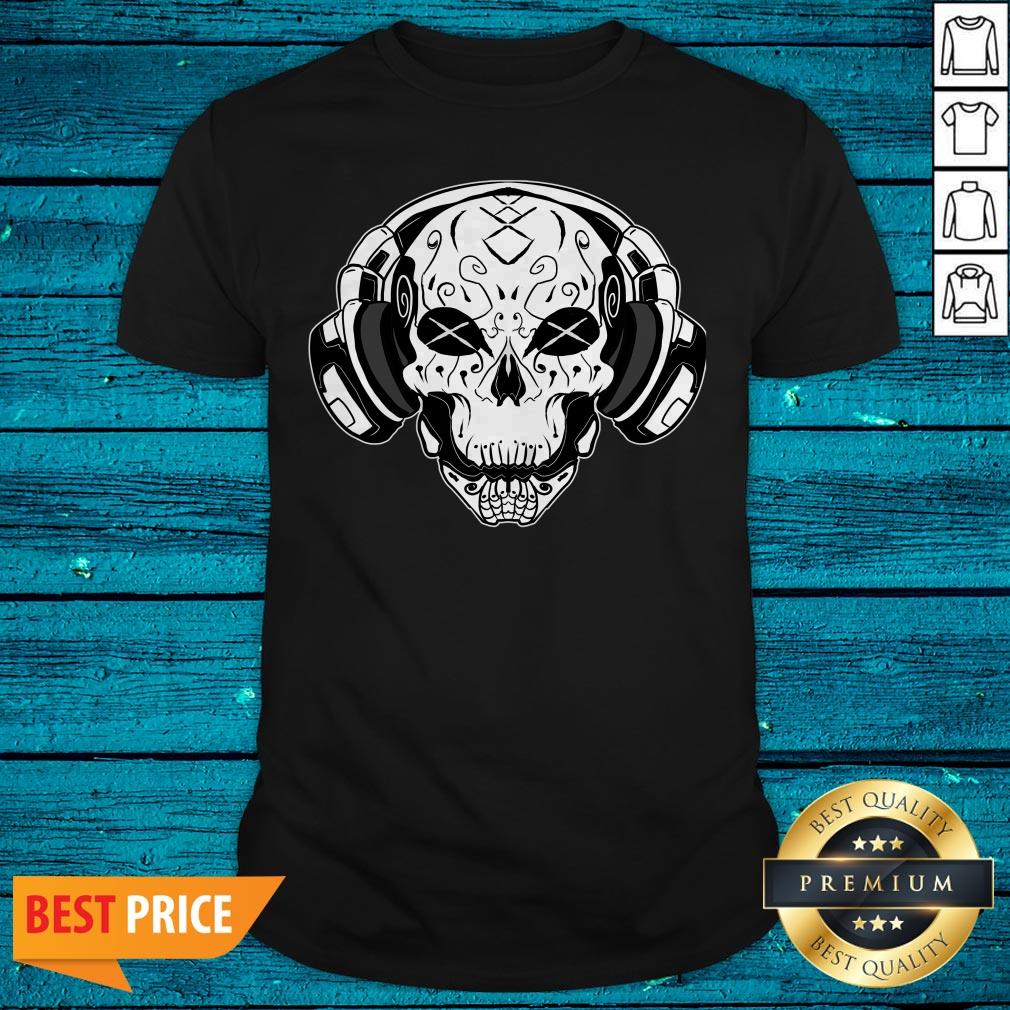 Calacas - White Skull Music Day Dead Shirt