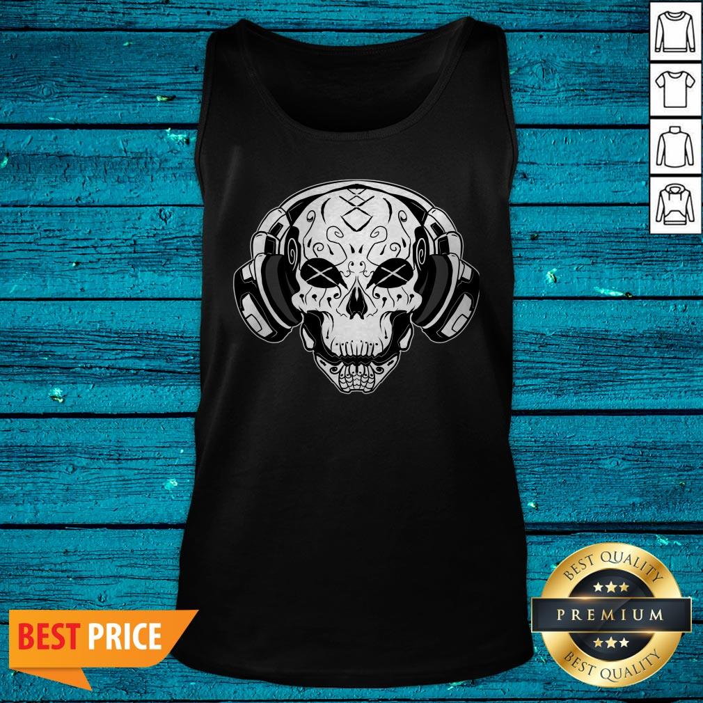 Calacas - White Skull Music Day Dead Shirt - Image 5