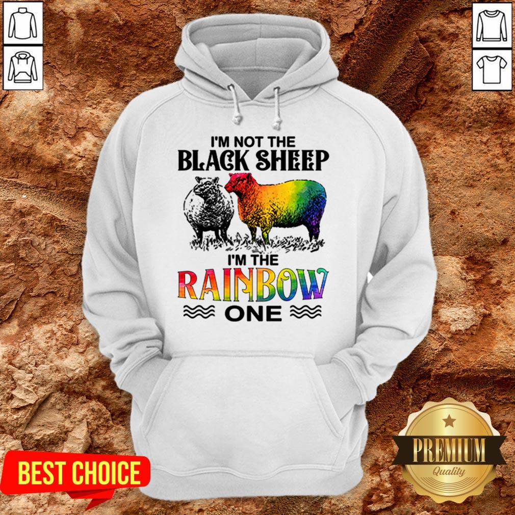 LGBT I’m Not The Black Sheep I’m The Rainbow One Shirt - Image 5