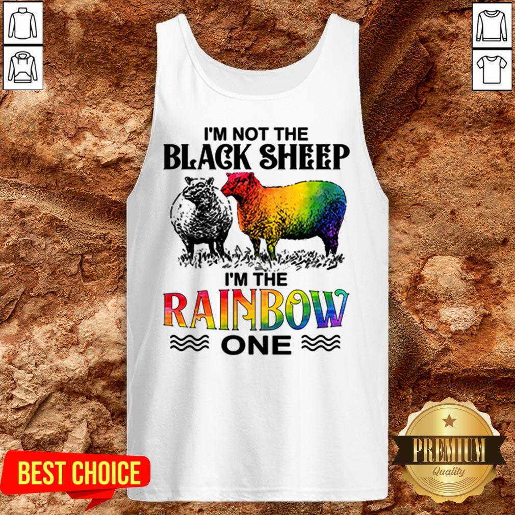 LGBT I’m Not The Black Sheep I’m The Rainbow One Shirt - Image 3
