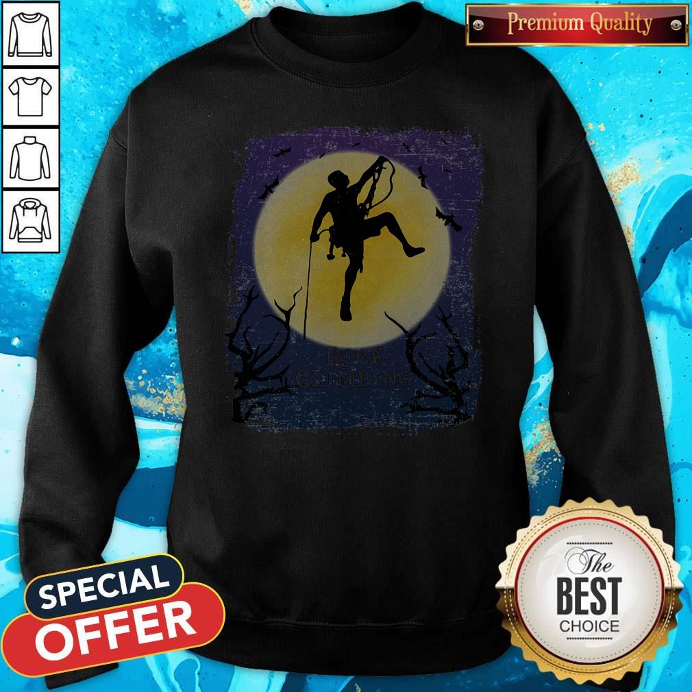 Nice Official Rock Climbing Halloween Shirt - Image 4