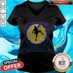 Alternative view of Nice Official Rock Climbing Halloween Shirt