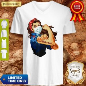 Alternative view of Strong Woman Mask Real Estate Agent Coronavirus Shirt