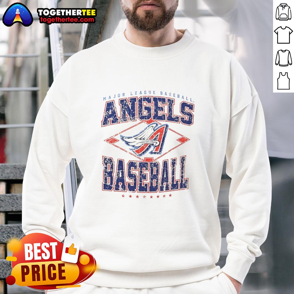 Official Los Angeles Angels Major League Baseball Cooperstown Diamond T-Shirt - Image 5