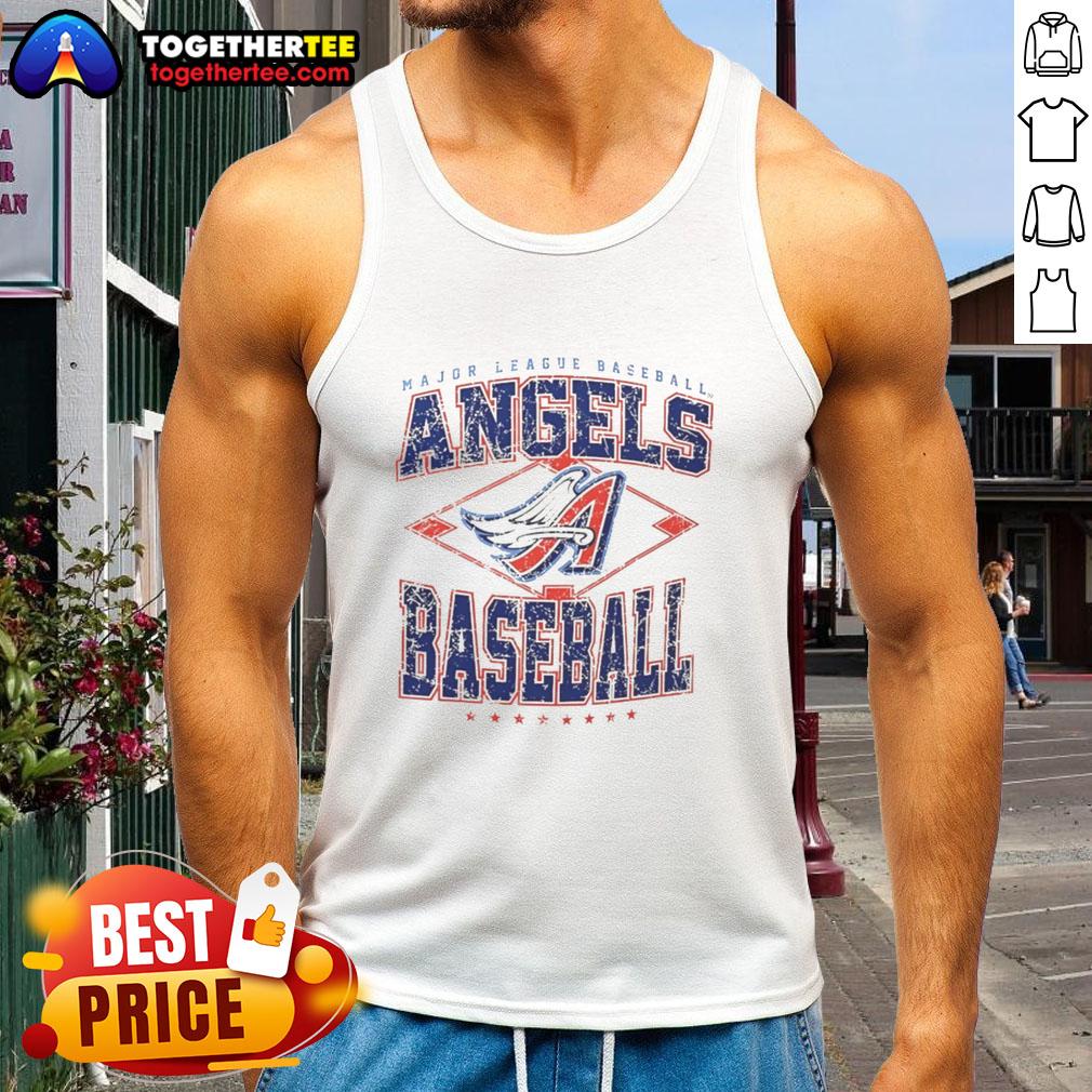 Official Los Angeles Angels Major League Baseball Cooperstown Diamond T-Shirt - Image 4