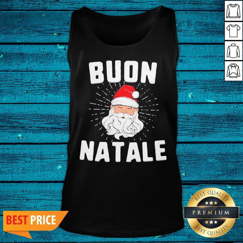Beautiful Santa Claus Buon Natale Shirt - Image 2