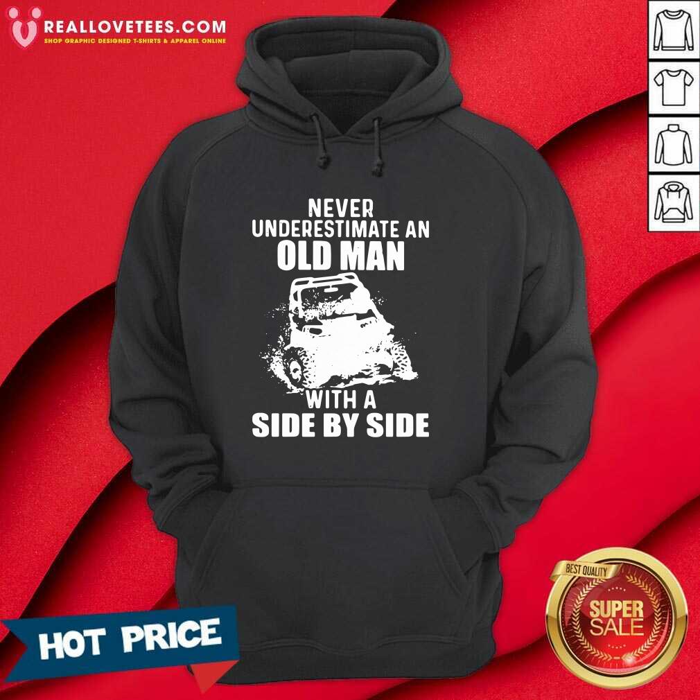 Cute Never Underestimate An Old Man With A Side By Side Shirt - Image 4