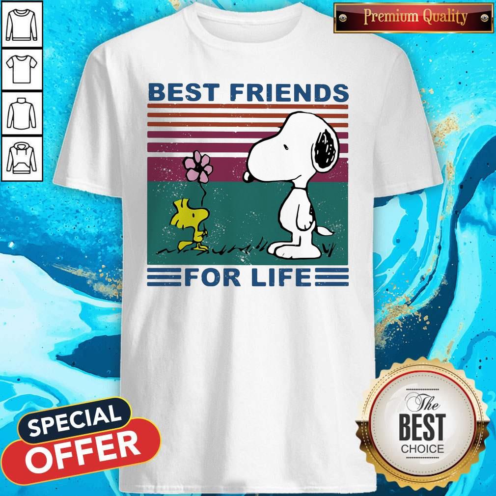 Snoopy And Woodstock Best Friends For Life Vintage Shirt